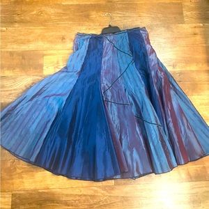 NWT Iridescent Taffeta Skirt
